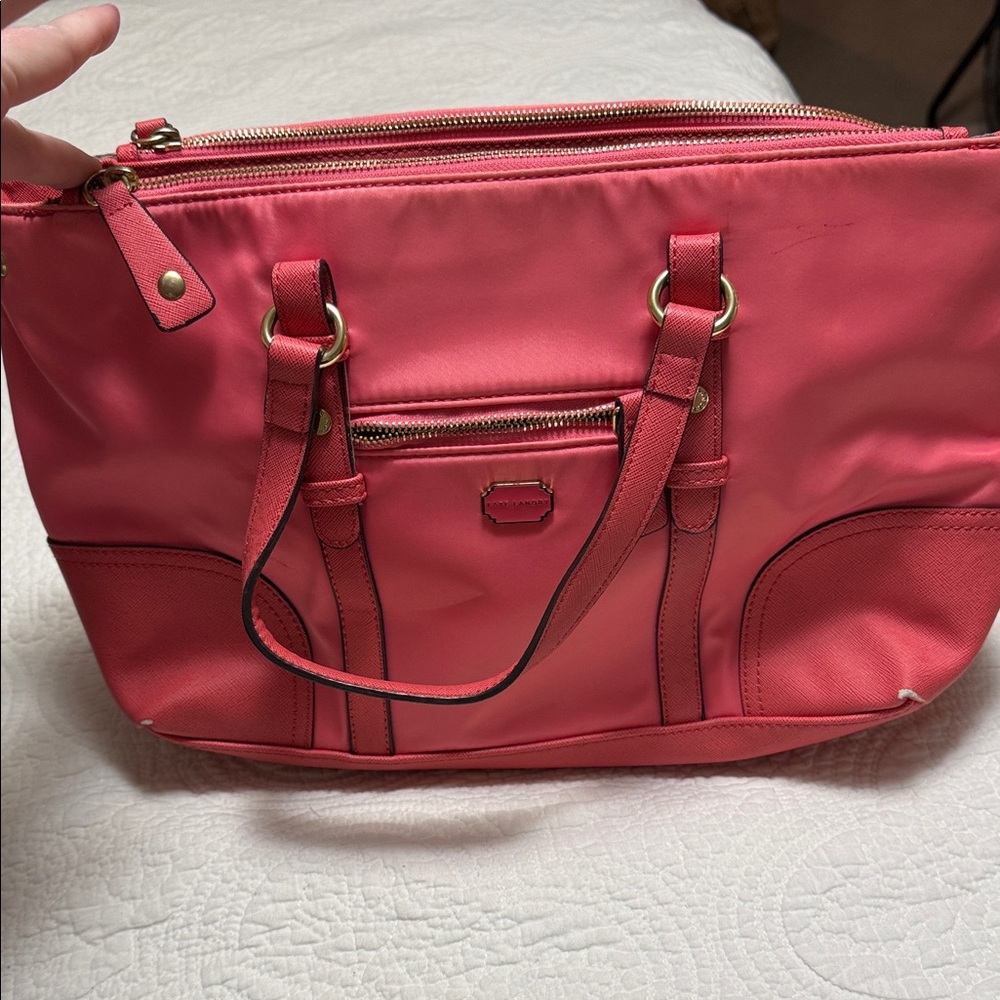 Kate Landry Stylish Coral Tote Bag